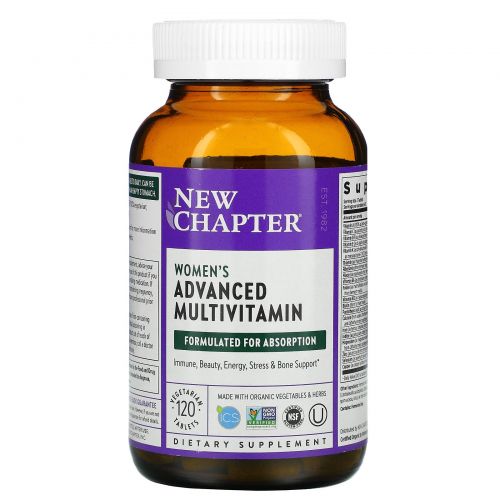 New Chapter, Every Woman Multivitamin, 120 таблеток