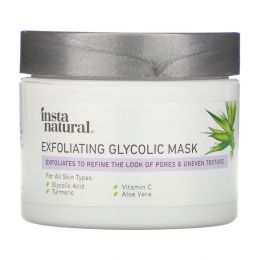 InstaNatural, Exfoliating Glycolic Mask,  2 oz (56 g)