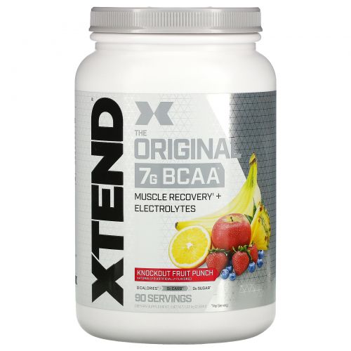 Scivation, Xtend, BCAAs, Фруктовый пунш, 41.9 унц. (1188 г)