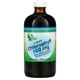 World Organic, Жидкий хлорофилл, 100 мг, 16 жидких унций (474 мл)