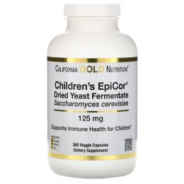 California Gold Nutrition, Children's Epicor, 125 мг, 360 растительных капсул