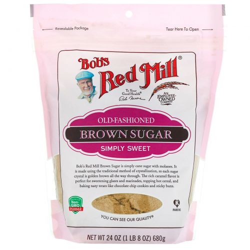 Bob's Red Mill, Традиционный коричневый сахар, 680 г