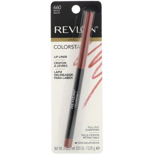 Revlon, Контурный карандаш для губ Colorstay, оттенок 660 Mauve, 0,28 г