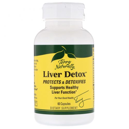 EuroPharma, Terry Naturally, Liver Detox, 60 Capsules