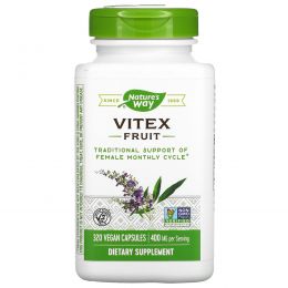 Nature's Way, Vitex Fruit, 400 mg, 320 Vetegarian Capsules