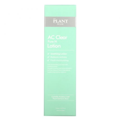 The Plant Base, Лосьон AC Clear, Pure N Lotion, 150 мл (5,07 жидк. унций)