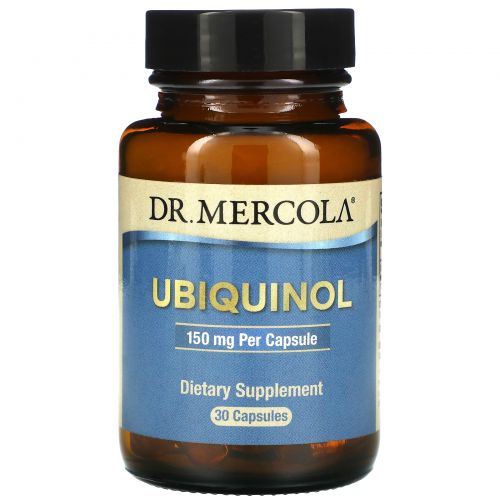 Dr. Mercola, Убихинол, 150 мг, 30 капсул