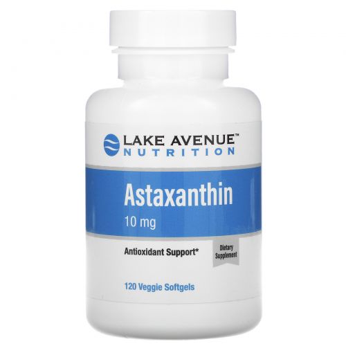 Lake Avenue Nutrition, Astaxanthin, 10 mg, 120 Veggie Softgels