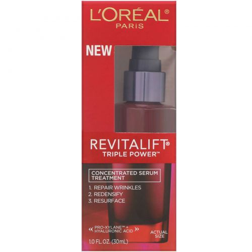 L'Oreal, Revitalift Triple Power, концентрированная сыворотка, 30 мл