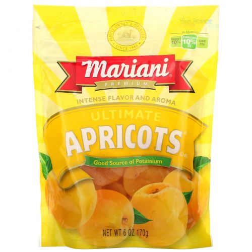 Mariani Dried Fruit, Premium, Ultimate Apricots, 6 oz ( 170 g)