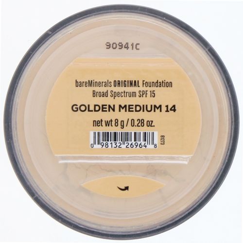 bareMinerals, Original, тональная основа, SPF 15, оттенок «Золотисто-бежевый 14», 8 г