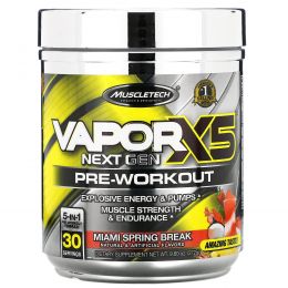 Muscletech, Vapor X5, Next Gen, Pre-Workout, Hawaiian Hurricane, 9.60 oz (272 g)