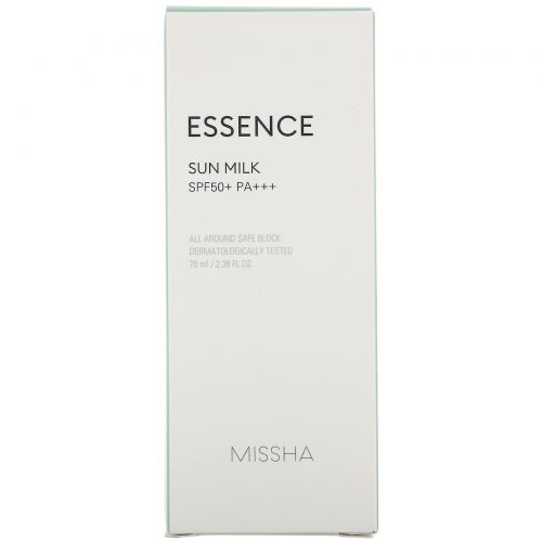 Missha, Essence, солнцезащитное молочко, SPF 50+ PA+++, 70 мл (2,36 жидк. унции)