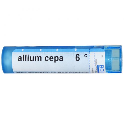 Boiron, Single Remedies, Лук репчатый (Allium cepa), 6C, примерно 80 драже