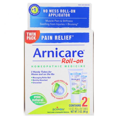 Boiron, Arnicare Roll-on, 2 Tubes, 1.5 oz Each