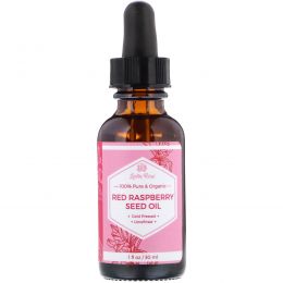 Leven Rose, 100% чистое и органическое масло семян красной малины, 1 жидкая унция (30 мл)