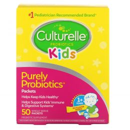 Culturelle, Для детей, пакетики, ежедневная формула с пробиотиками, 50 пакетиков по одной порции