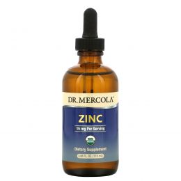 Dr. Mercola, Zinc, 15 mg, 3.88 fl oz (115 ml)