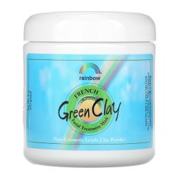 Rainbow Research, French Green Clay, Facial Treatment Mask, 8 oz (225 g)