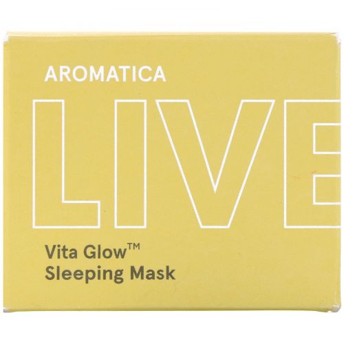 Aromatica, Lively, Vita Glow, Sleeping Mask, 3.5 oz (100 g)