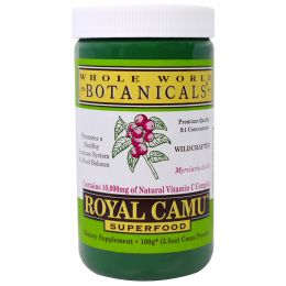 Whole World Botanicals, Порошок королевского каму-каму, 3.5 унций (100 г)