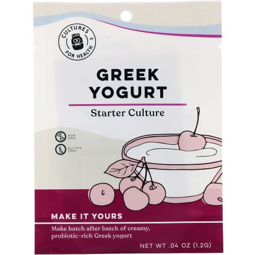 Cultures for Health, Greek Yogurt, 2 Packets, .04 oz (1.2 g)