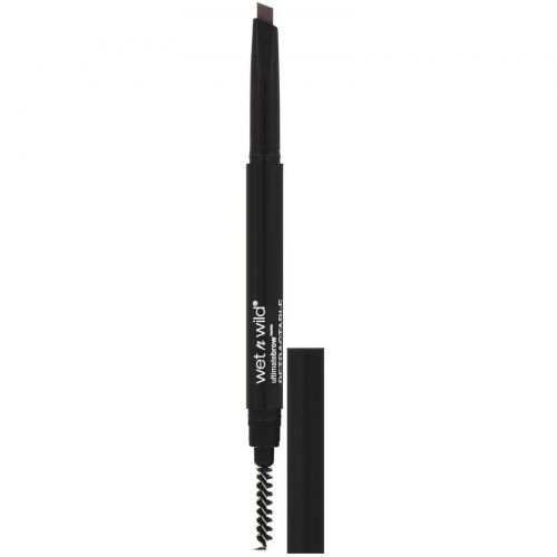 Wet n Wild, Выдвижной карандаш для бровей Ultimate Brow Retractable Brow Pencil, оттенок Medium Brown, 0,2 г