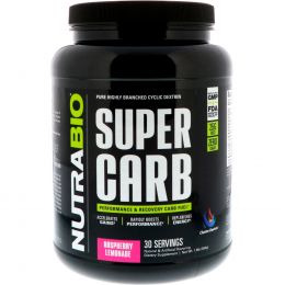 NutraBio Labs, Super Carb, Rasberry Lemonade, 1.8 lb (834 g)