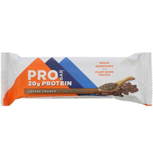 ProBar, Base, 20 g Protein Bar, Coffee Crunch, 12 - 2.46 oz (70 g) Each