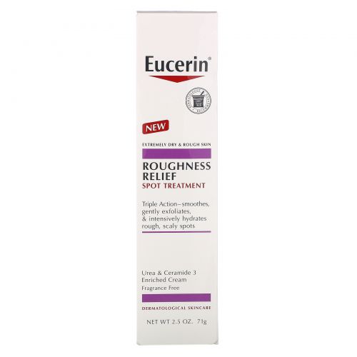 Eucerin, Roughness Relief Spot Treatment, Fragrance Free, 2.5 oz (71 g)