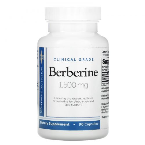 Dr. Whitaker, Clinical Grade, Berberine, 500 mg, 90 Capsules