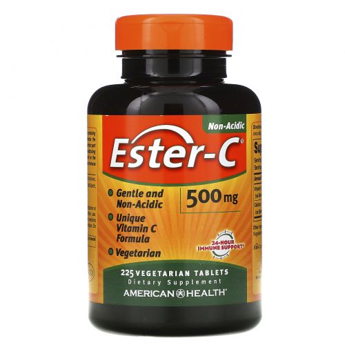 American Health, Эстер-C, 500 мг, 225 таблеток в растительной оболочке