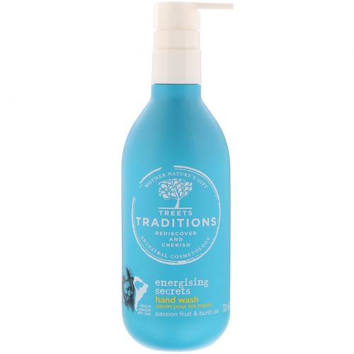 Treets, Energising Secrets, Hand Lotion, Tamanu & Sacha Inchi Oil, 10.14 fl oz (300 ml)