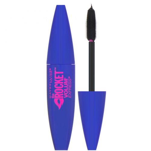 Maybelline, Тушь для ресниц The Rocket Volum' Express, угольно-черная, 9 мл