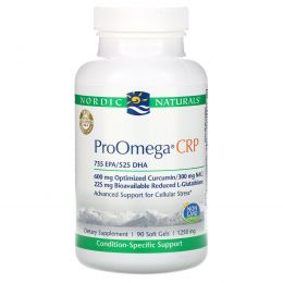 Nordic Naturals Professional, ProOmega CRP, 1250 мг, 90 желатиновых капсул