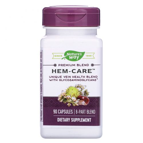 Nature's Way, Hem-Care, 90 капсул