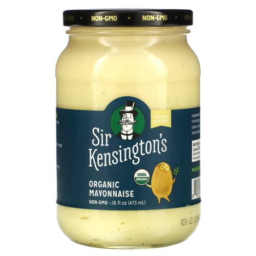 Sir Kensington's, Organic, Mayonnaise, 16 fl oz (473 ml)