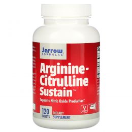 Jarrow Formulas, Arginine-Citrulline Sustain, 120 таблеток