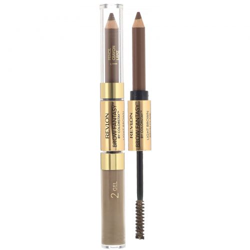 Revlon, Brow Fantasy, оттенок 108 «Светло-коричневый», 0,31 г / 1,18 мл