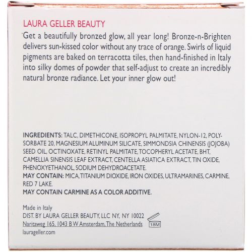 Laura Geller, Бронзер Baked Bronze-N-Brighten, оттенок светлый, 9 г