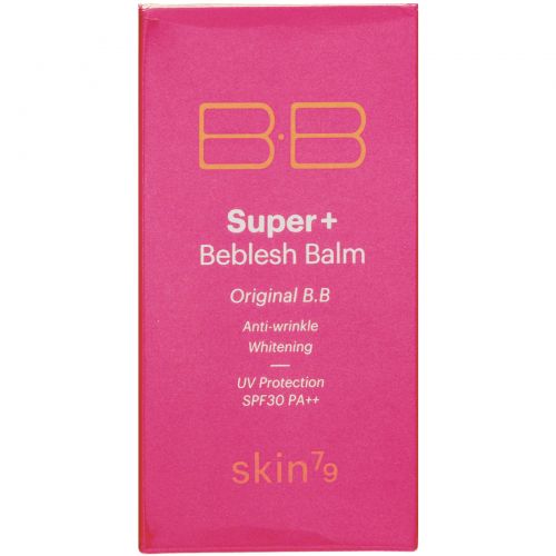 Skin79, Super+ Beblesh Balm, Original B.B, SPF 30, PA++, Pink, 1.35 fl oz (40 ml)