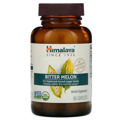 Himalaya Herbal Healthcare, Горькая Дыня, 60 капсул