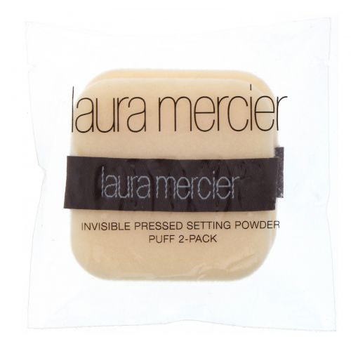Laura Mercier, Запасная пуховка для полупрозрачной компактной пудры, 2 шт. в упаковке