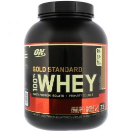 Optimum Nutrition, 100% Whey Gold Standard, шоколадная сгущенка, 2,273 г