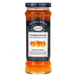 St. Dalfour, Золотой персик, высококачественный спред из золотого персика, 10 унций (284 г)