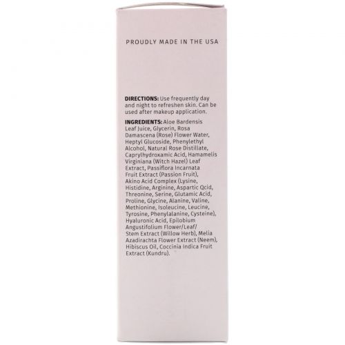 Reviva Labs, Rose Hibiscus Hydrating Facial Mist , 4 fl oz (118 ml)