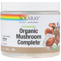 Solaray, Fermented Organic Mushroom Complete, 2.14 oz (60 g)