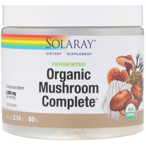 Solaray, Fermented Organic Mushroom Complete, 2.14 oz (60 g)