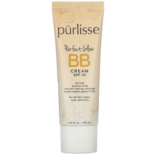 Purlisse, Perfect Glow, BB Cream, SPF 30, Medium, 1.4 fl oz (40 ml)