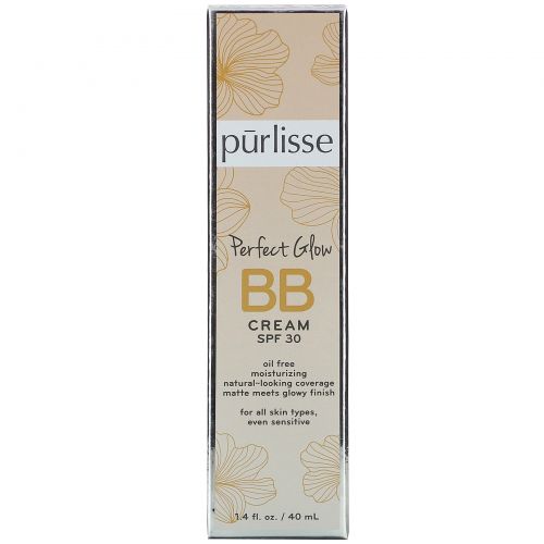 Purlisse, Perfect Glow, BB Cream, SPF 30, Medium, 1.4 fl oz (40 ml)